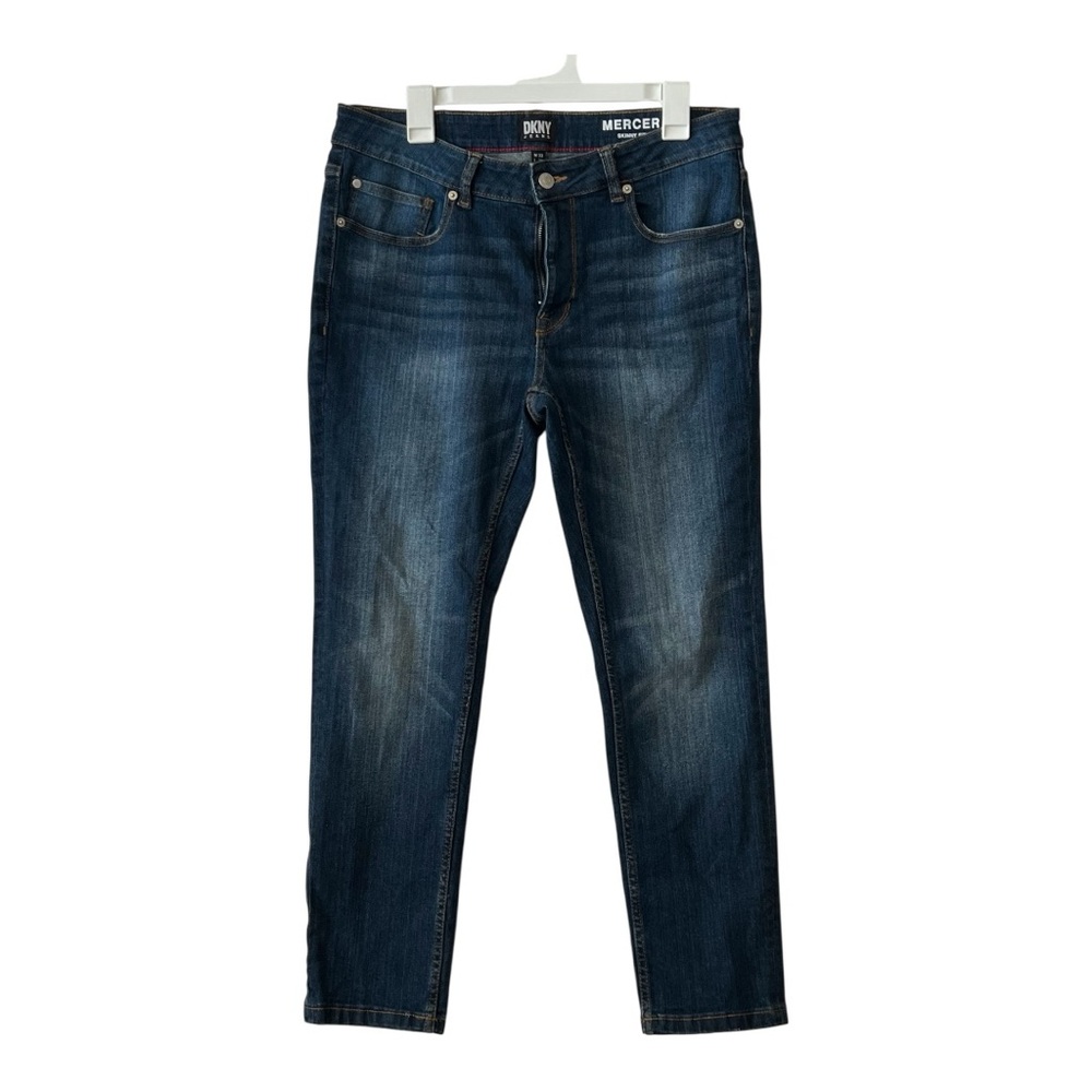 DKNY Men Mercer Skinny Fit Jeans- Blue Waist 33